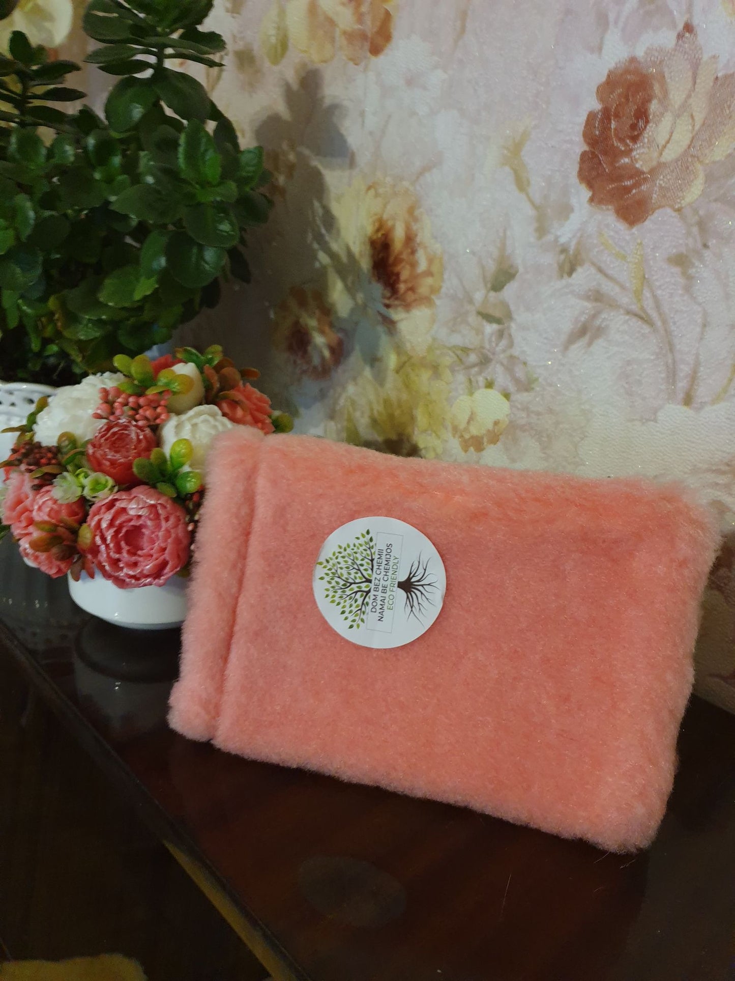 Rausva šluostė sausam dulkių valymui M