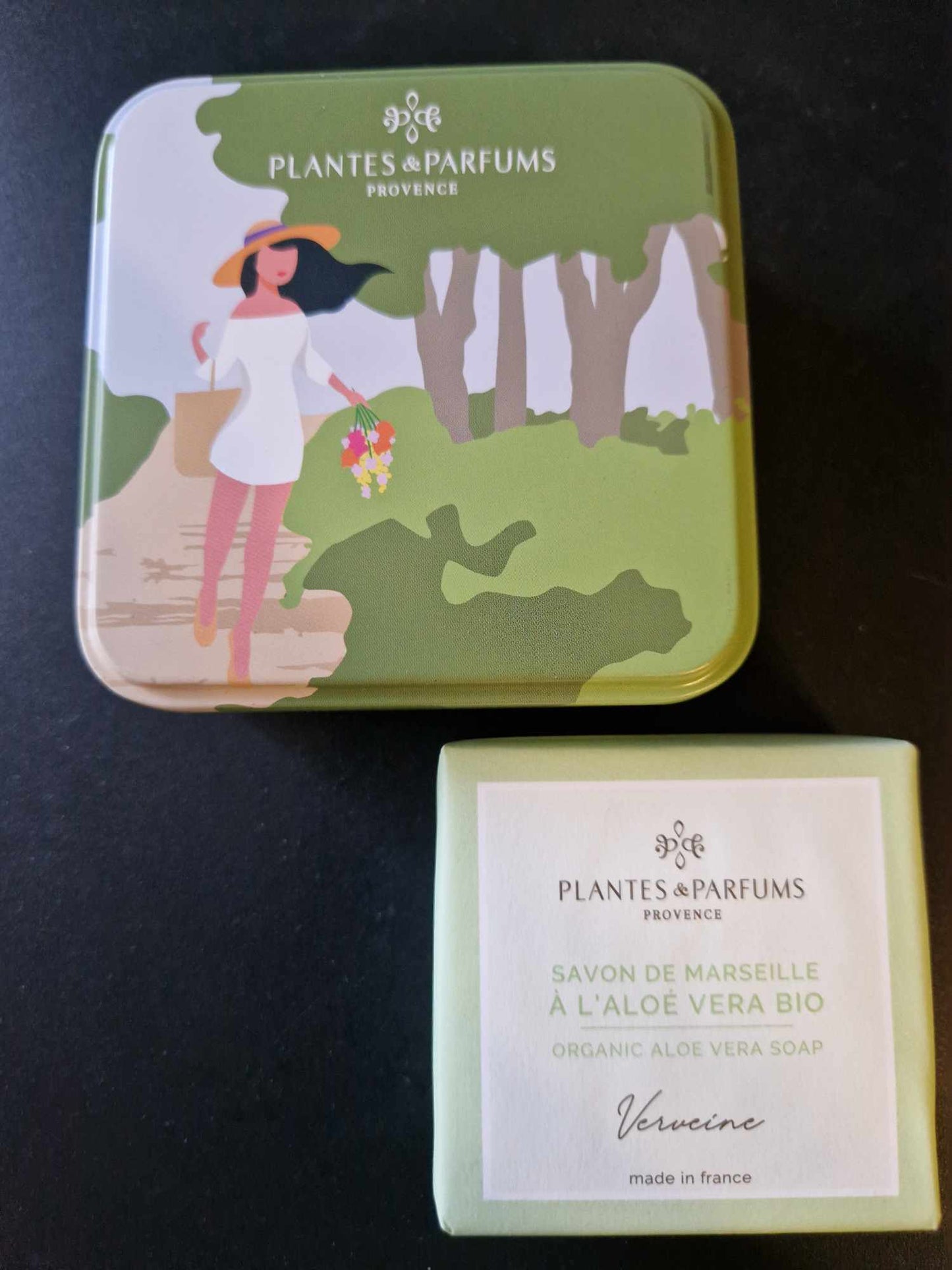 Marselio muilas su ekologišku alijošiumi - verbenų kvapo 100g