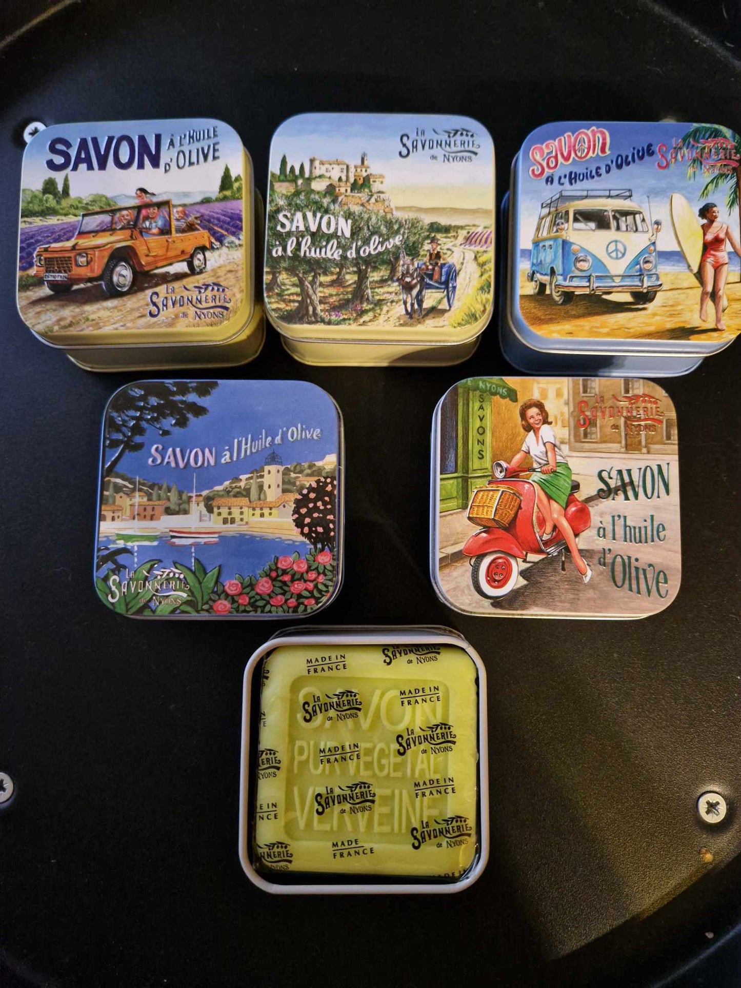 Verbenų kvapo muilas metalinėje dėžutėje 100g